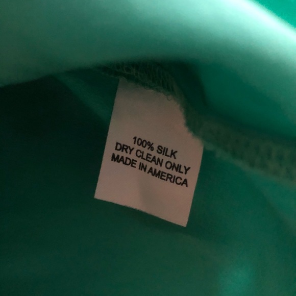 AMANDA UPRICHARD  Silk Blouse Top Green Size Small - Picture 4 of 4